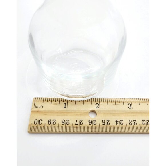Set Of 2 Clear Glass Decanters Oil & Vinegar Cruets With Stopper And Pour Spout - Picture 8 of 9